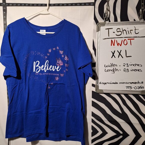 Tops - NWOT Believe Mast Cell Activation Syndrome Awareness T-Shirt XXL